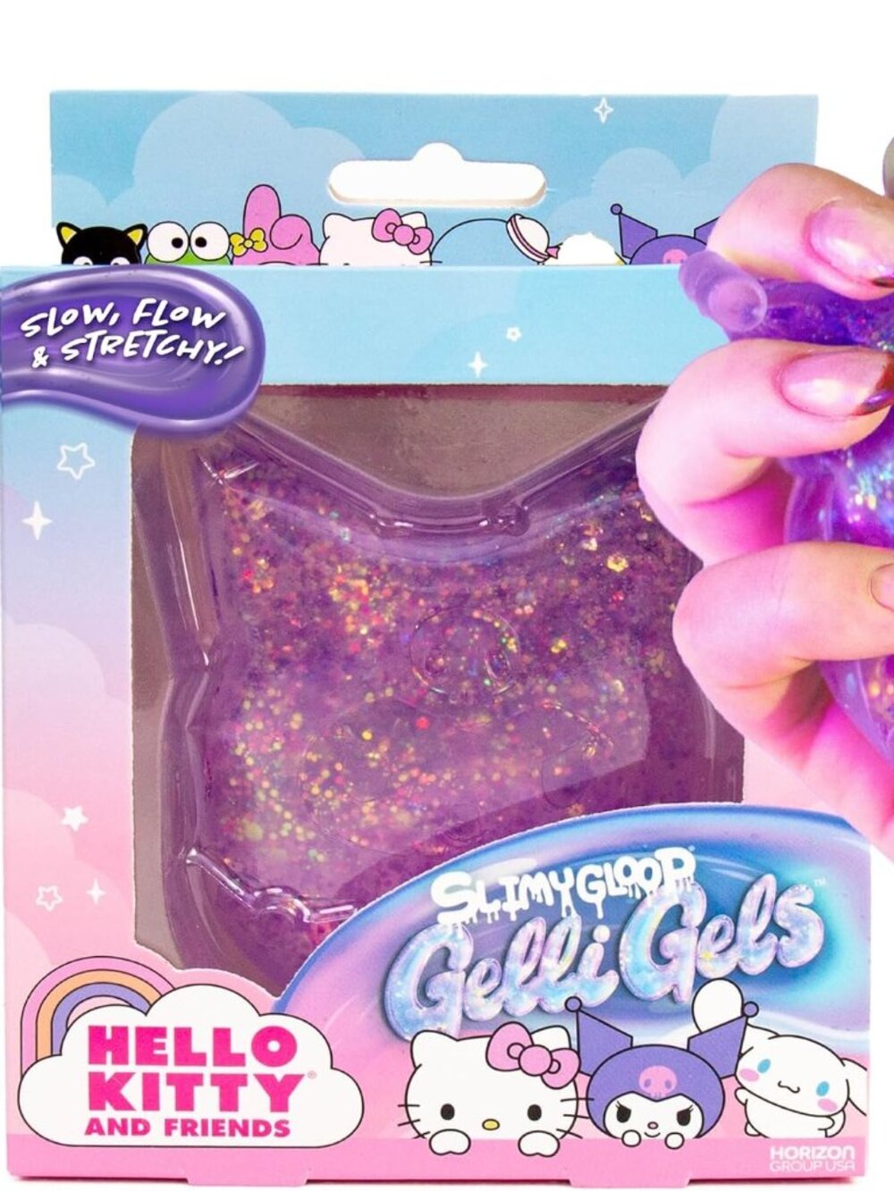 Hello Kitty & Friends SLIMYGLOOP Gelli Gels – Kuromi